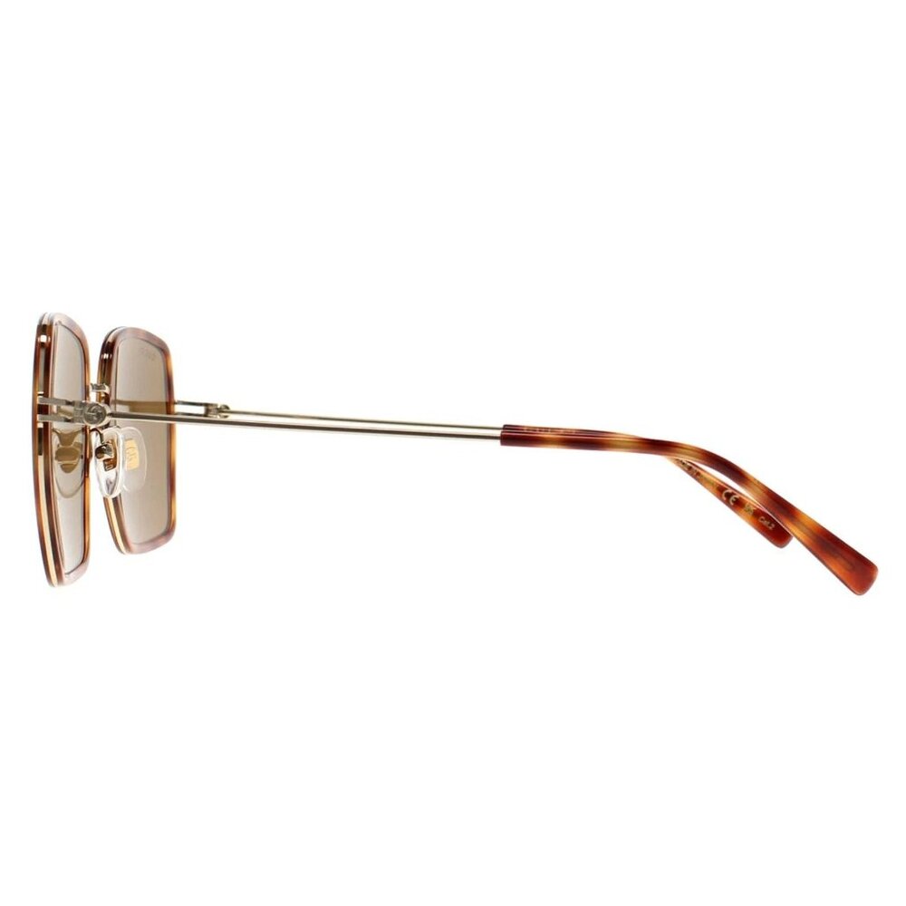 Gucci Square Sunglasses in Havana Gold Brown GG1848S-002 Sunnies - Picture 11 of 12